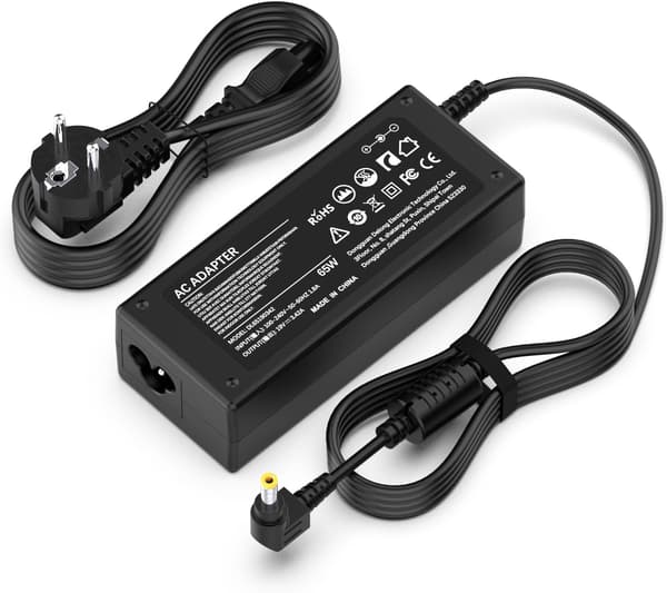 Oplader til Acer 65W Aspire 3 5 E15 E17 ES1 E5 E1 AC-adapter Strøm 19V 3.42A 5.5*2.5mm