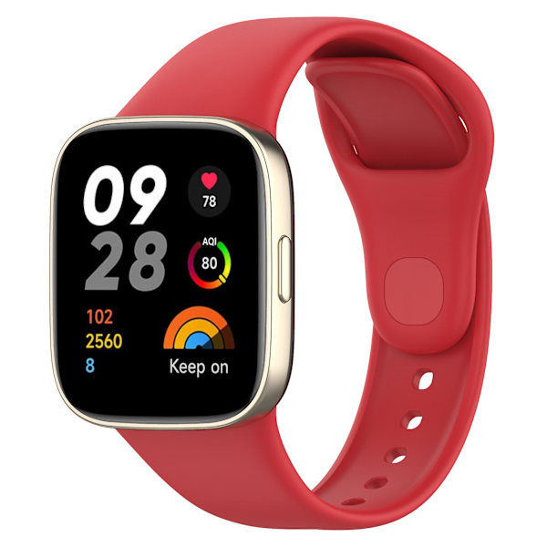 Silikoneurrem til Xiaomi Redmi Watch 3/Mi Watch Lite 3 Red