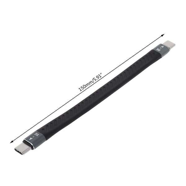 USB-C til USB-C kabel USB Type C oplader flettet ledning til Red
