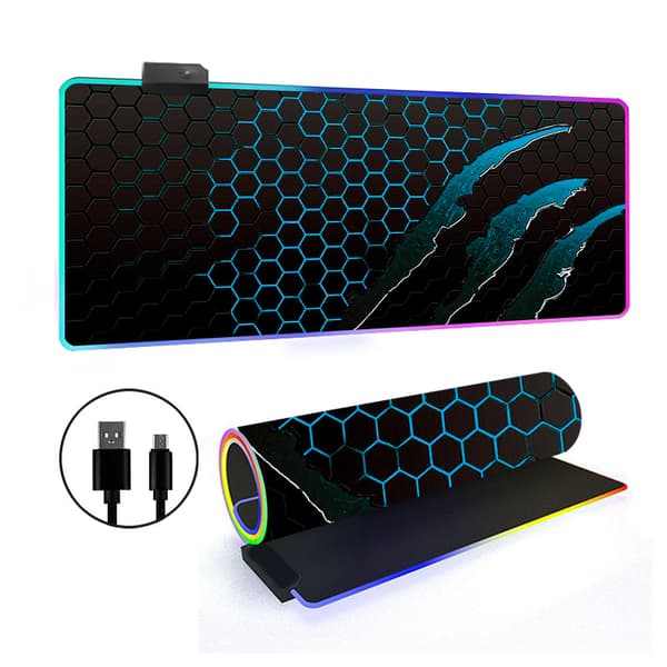 Musematte - Med Rgb 14 Lysmodus Sklisikker Base (Stil 30, 400*800*3Mm)