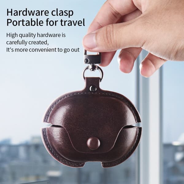 Etui Til Huawei Freebuds Pro 3, Drop-Resistant Pu Læder Etui (Sort) Black