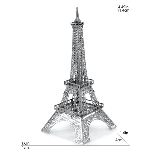 3D metallpussel för Eiffeltornet metallmodellkit