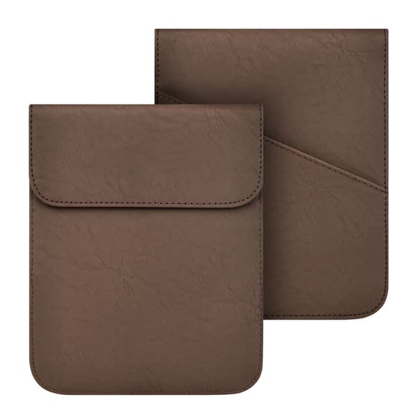 Etui til e-læser cover med magnetisk lukning Brown