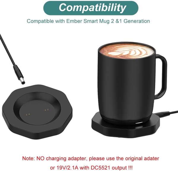 Opladerdock til Ember Smart Mug 2/1, UDEN kop (kompatibel)