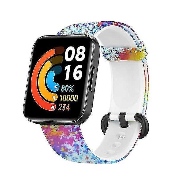 Til Xiaomi Redmi Watch 2/Horloge 2 Urrem 21,6mm Quick Release Urrem med Spænde til 5,5-8 Multicoloured B B Xiaomi Redmi Watch 2