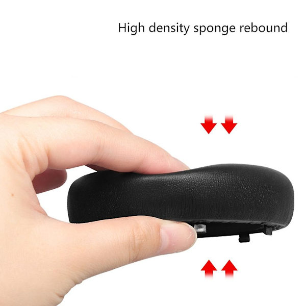 Udskiftning Ørepuder Til Meizu Hd60 Headset Hovedtelefoner Skum Ørepuder Gray
