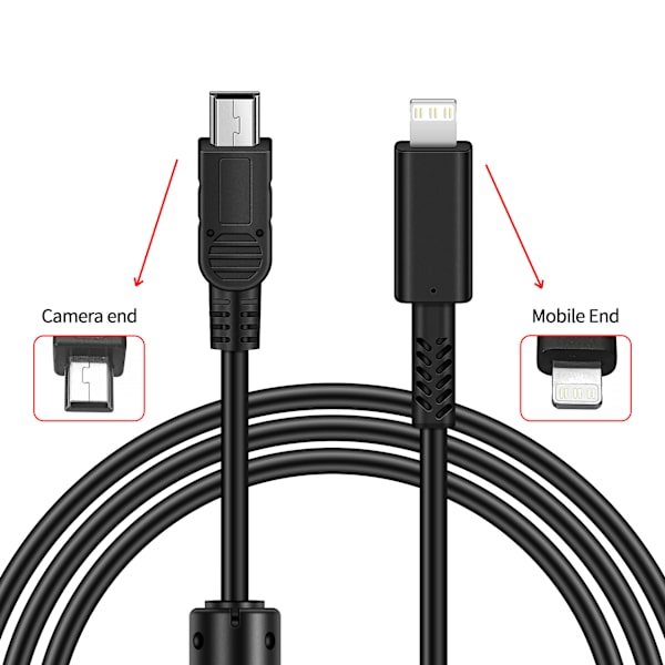 Adaptere Micro 5Pin til Lightning OTG-kabel
