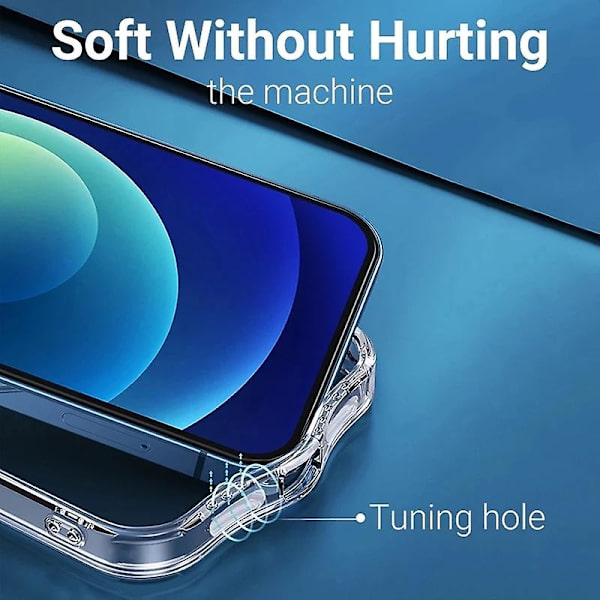 Til Magsafe Magnetic Case Transparent Beskyttelse Trådløst opladningscover For iPhone 12Pro Max