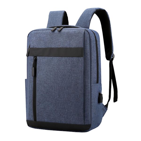 Liikematkareppu, vedenpitävä laukku matkustamiseen ja lentoihin, sopii 15,6 tuuman kannettavalle tietokoneelle, jossa USB-latausportti Dark Blue