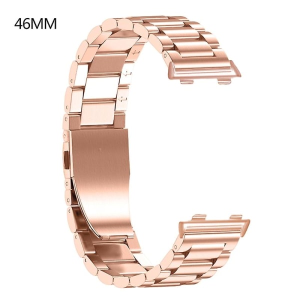 Ersättande rostfritt stål för Smart Watch Bältesarmband för watch 41mm 46mm Armbandstillbehör Rose gold