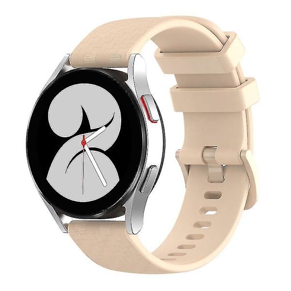 For Garmin Samsung Polar Huami Huawei 20mm Karbonfiber Silikonur Rem for Klokke Beige, Beige D Other Smartwatch Model