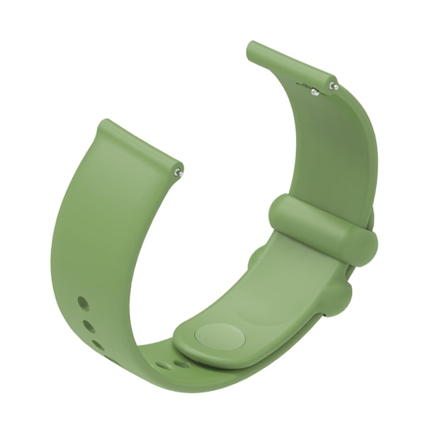 20mm knappelås silikonrem armbåndsurrem for Garmin Vivomove 3 / Garminmove 3 Army Green