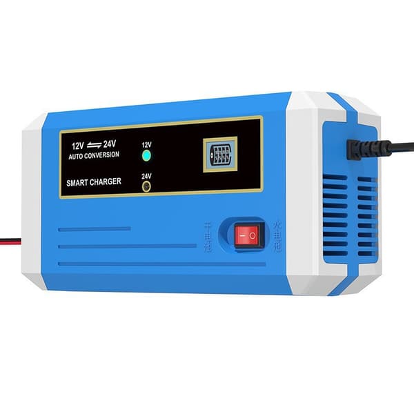 Batterioplader - 12-24V 10A Smart Oplader Til Bil Motorcykel