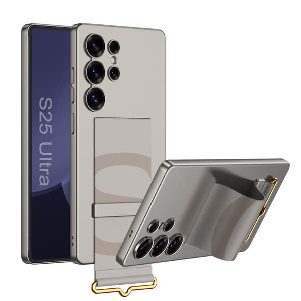 Fodral för Samsung Galaxy S25 Ultra, med handledsrem Titanium Gray