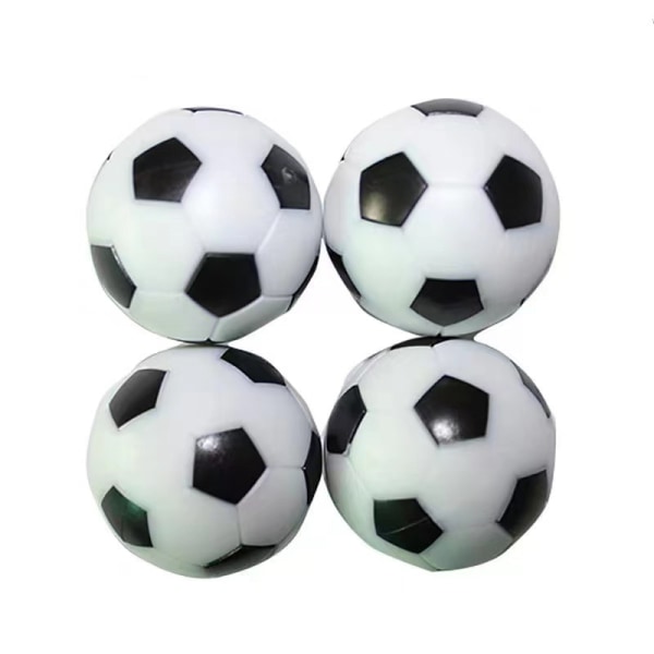 12 pakke glatte hvide bordfodbolde til standard bordfodboldborde Klassiske bordfodboldspil