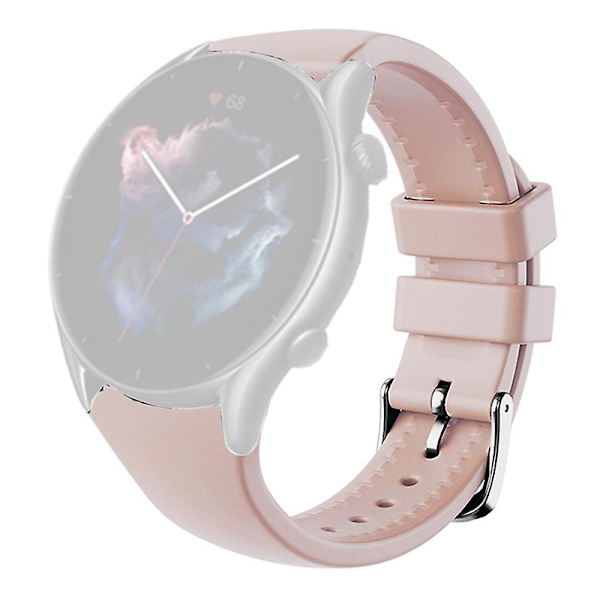 22mm Silikonklockarmband för Huami Amazfti Gtr 4/gtr 3/gtr 3 Pro / Huawei Watch Gt 3 42/46mm Pink