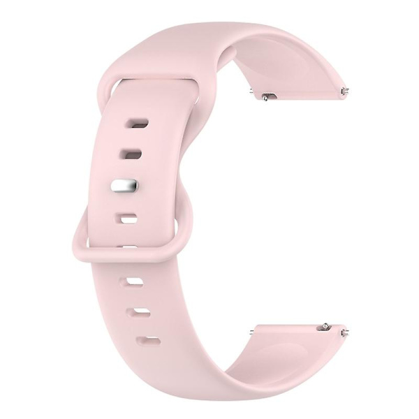 Sport Band Armband för AmazfitBip3 Silica Strap Bälte för Smart Watch Soft Brac Rose pink L