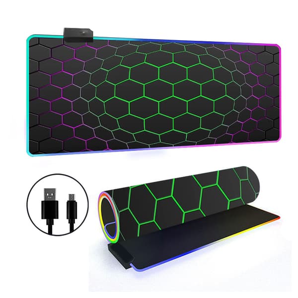 Musematte - Med Rgb 14 Lysmodus Sklisikker Base (Stil 16, 300*700*3Mm)