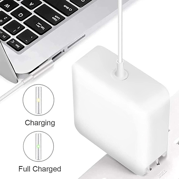 Oplader - 65W til Macbook Pro, L Type Magsafe