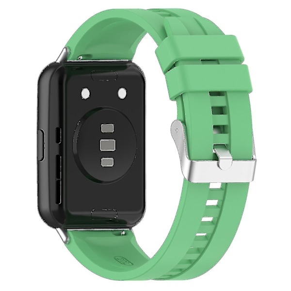 För Huawei Watch Fit 2 Snabbkoppling Klockarmband Silikon Armband Sportklocka 20mm Klockarmband Light green, Mint Green C Huawei Watch Fit 2
