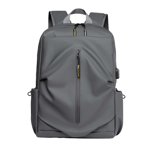 Laptop Ryggsäck Unisex Resväska Business Dator Ryggsäckar Handväska College Skola Student Bokväska, Casual Vandring Dagryggsäck Dark Gray