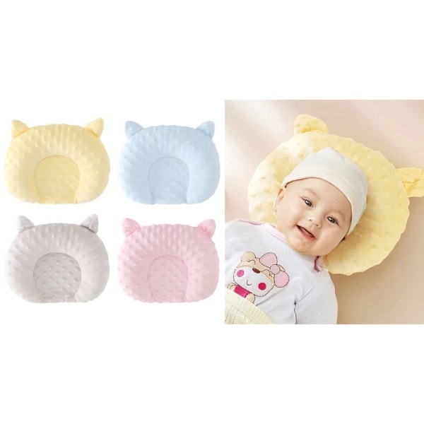 Baby Posisjoneringspute, med enkel solid design (rosa)