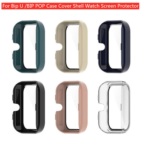 Ur til beskyttelse til etui erstatning til Amazfitbip U/til Pop Pc-cover med Tem White