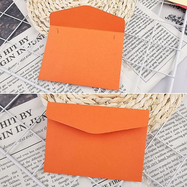 Pienet pienet kirjekuoret, 60 kpl värillisiä söpöjä ihania kirjekuoria kiitospäivä