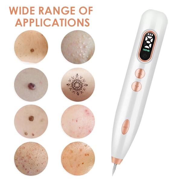 Laser Plasma Pen Fjernelse af fregner, 9 niveauer til scanning af pletter, lyse pletter og nevus