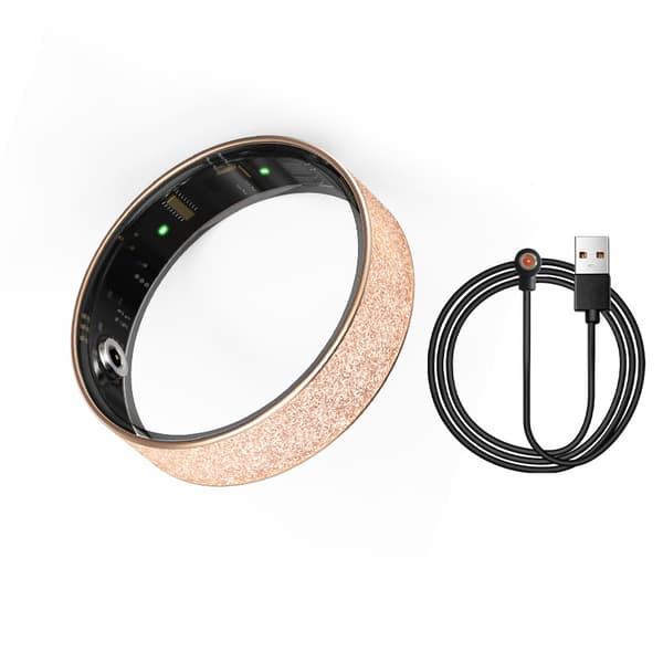 Smart Ring V3, Nfc Tilgangskontroll Hjertefrekvens Blodtrykk Oksygen Søvn Vanntett (Rosegull, 10#)
