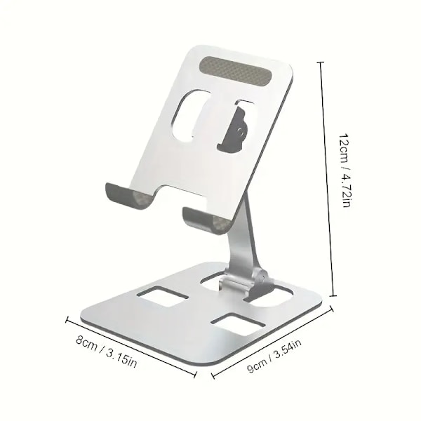 Tablet Computer Bordstander i Aluminiumlegering (Sort)