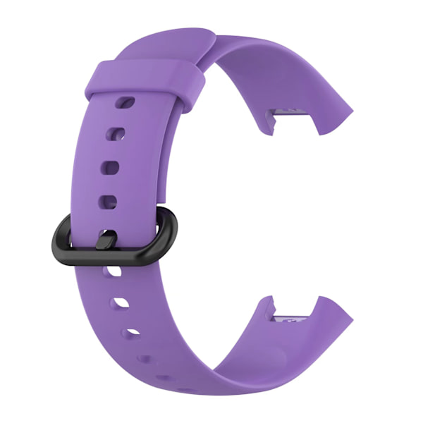 Sopii Redmi Watch 2 Lite -kellolle, Vankka Värillinen Silikoninen Vaihtohihna Light Purple