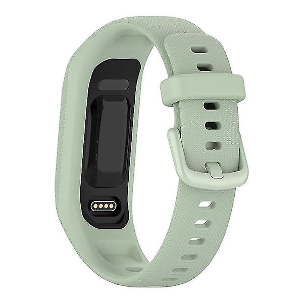 Slitstarkt mjukt silikonarmband med fodralsskydd handledsrem för GarminSmart 5 Light green, Light Green C GarminSmart 5
