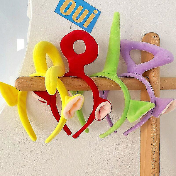 Søde Teletubbies Anime Pandebånd Party Børne Pandebånd, 4 stk., Billedfarve