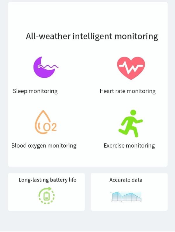 Smart Ring V2, Steg, Puls, Hälso-Tracker, Kompatibel Med Iphone & Android (Silver, 8#)