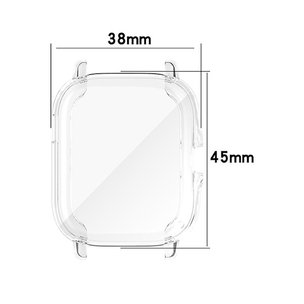 Smartwatch-ram för Huami Amazfit GTS2 Cover Watch Protective for Shell Durable Transparent