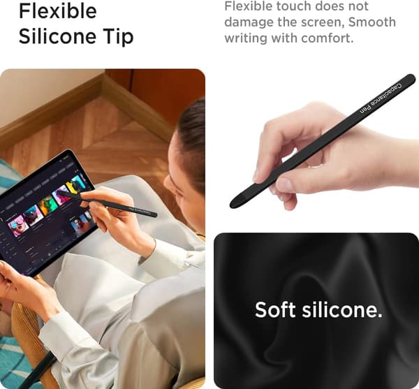 Erstatnings-kapacitiv pen til Samsung Galaxy Z Fold 7/6/5 Black