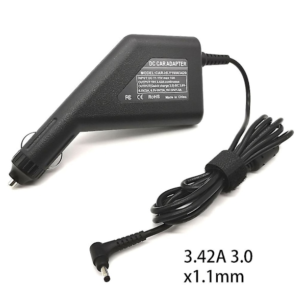 Strømadapter til bærbar pc, billader, USB 3.0x1.1mm 3.42a