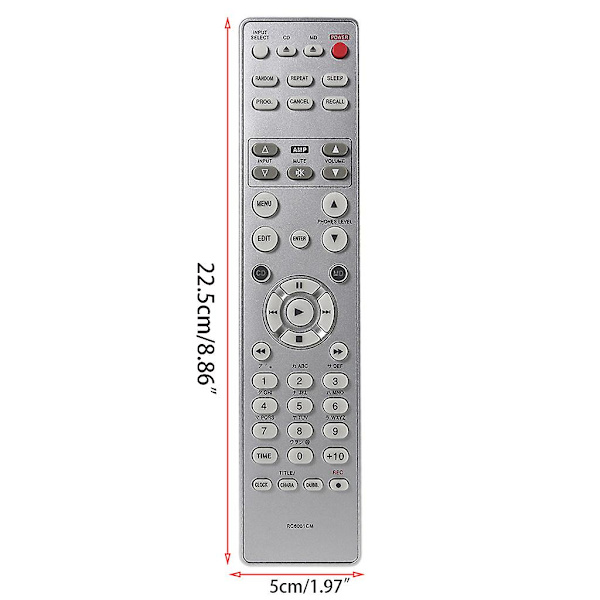 Fjernkontroll Rc6001cm, ny for Marantz, Cd19, Cd50, Cd72, Cd80, Cd52