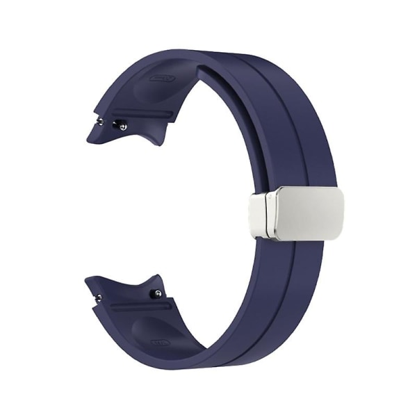Andningsbart silikonarmband med magnetiskt spänne för Watch 5 Pro Original blue Ladies