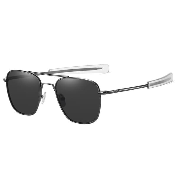 Polariserte firkantede aviator-solbriller for menn (06)