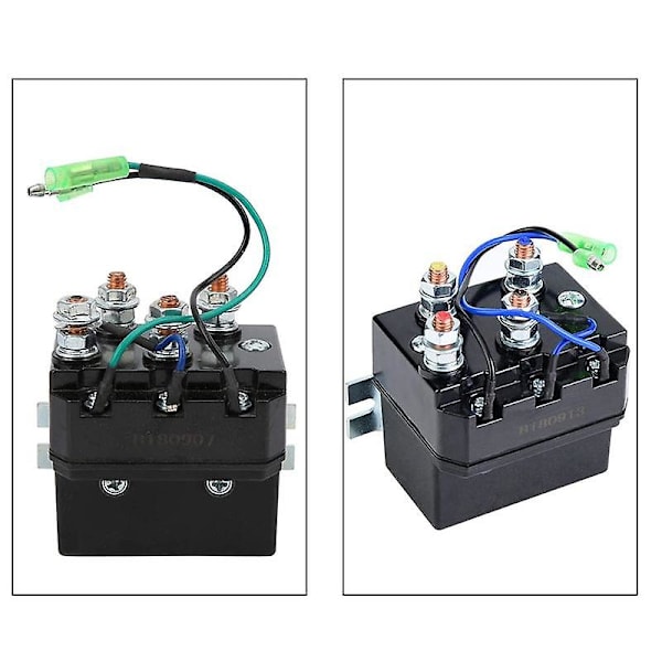 Vinsj solenoid, vinsj solenoid 12v for 15005000lb vinsjer Atv Utv vinsj kontaktor solenoid relé W
