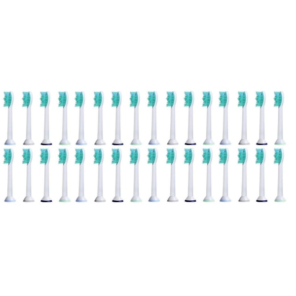 Sonicare-yhteensopivat korvaavat hammasharjan päät - 4, 8, 12, 16, 20. 24 tai 32 pakkaus 24 pack