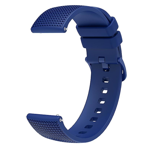 18mm Ternetmønstret Silikone Urrem Til Garmin Venu 3s / Forerunner 265s Navy Blue