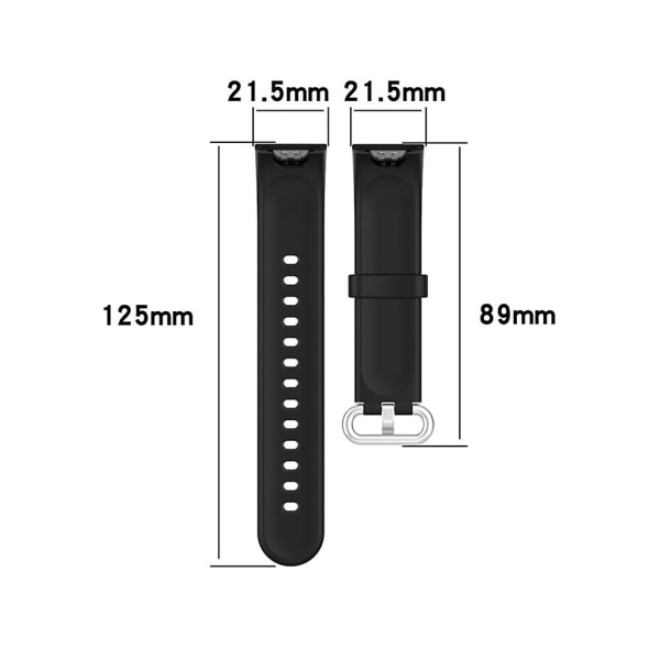 Smartwatch armbandsband Vattentätt anti-skrapa silikarem för Redmi Watch 1 Black