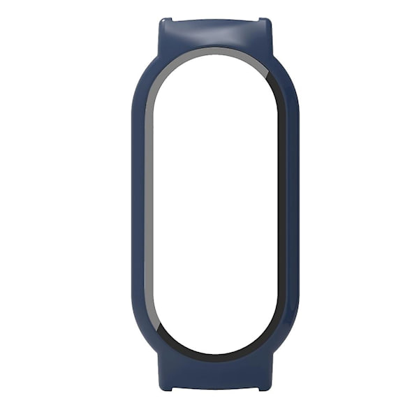 För 8/8 NFC Full Edge-Screen Protector Case Watch Bumper-Shell Dammtätt cover Midnight blue