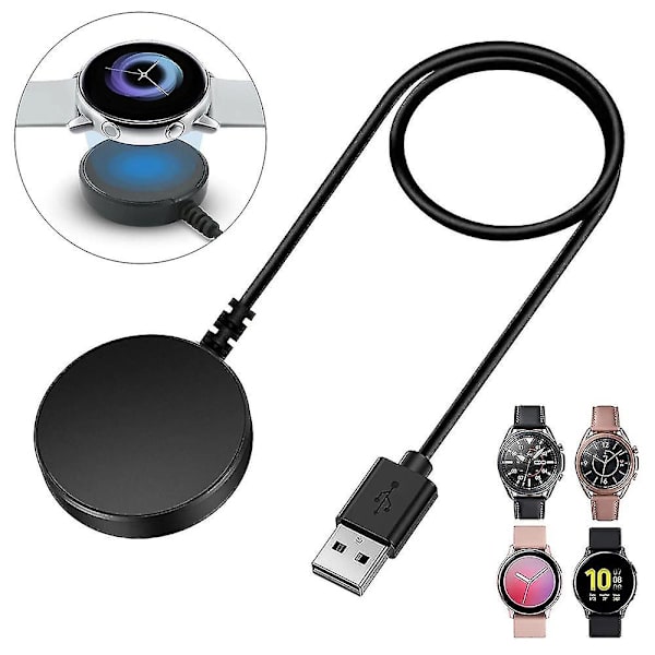 Trådløs magnetoplader til Samsung Galaxy Smart Watch Active 2 R820 R830 R500 Ladestation