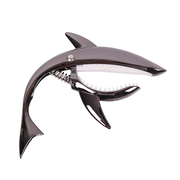 Gitar Capo Shark Akustisk tuner Gitartilbehør Hurtigbytteklemme elektrisk gitar Shark Capo Musikkinstrument Acousti black