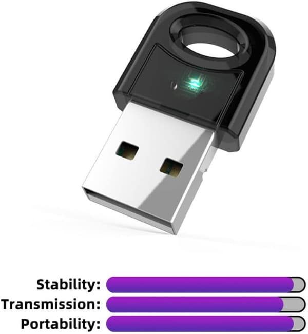 Bluetooth USB 5.0-adapter