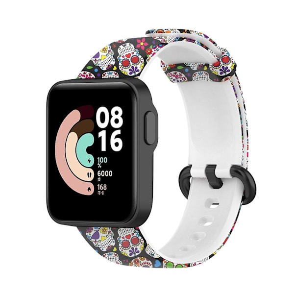 Mønstret trykt urrem i silikone, justerbar smart watch rem til Xiaomi Redmi Watch/Mi Watch Lite Multicolor I Other Xiaomi Models